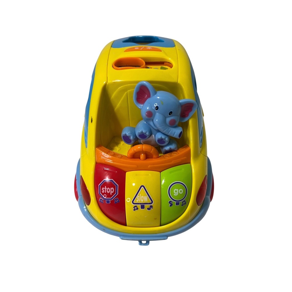 Huile Toys Smart Bus Elephant  Musical Learning Shape Sorter Toy works no blocks